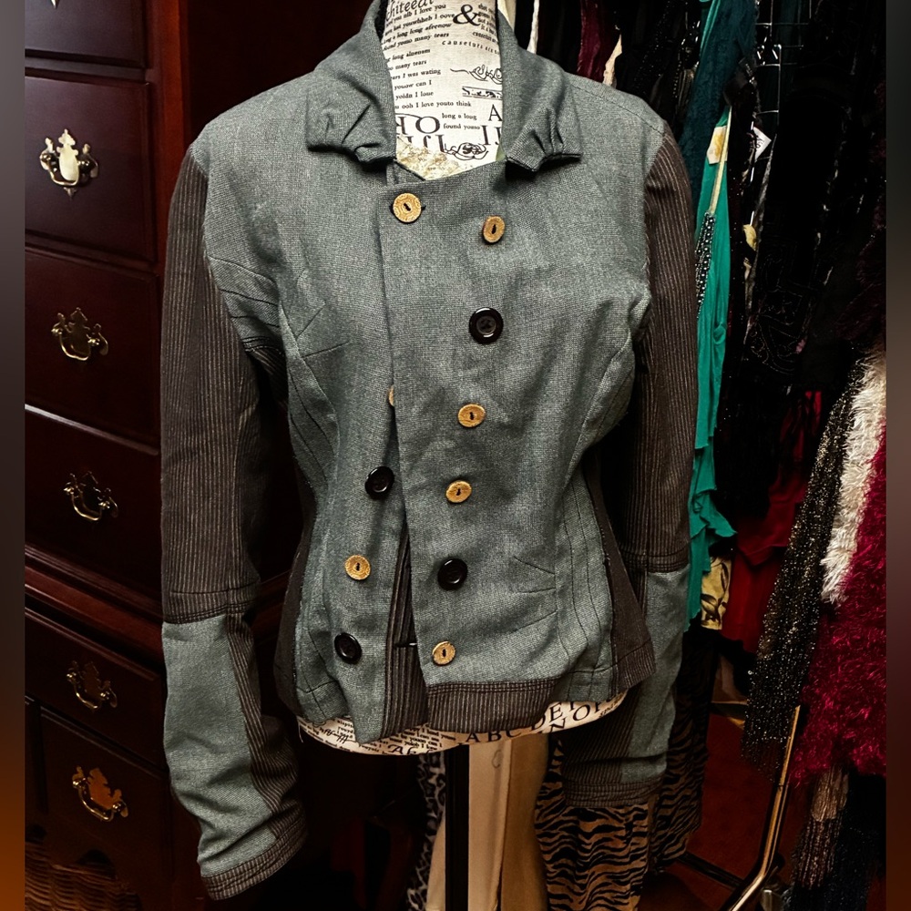 Funky Peacoat Jacket - Picture 2 of 8